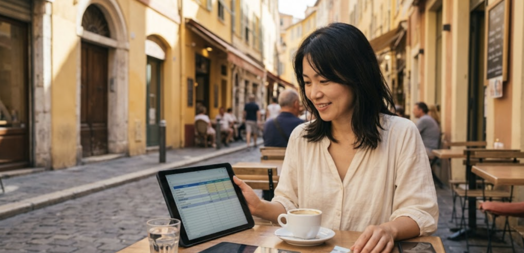 ニース旅行の費用・旅費シミュレーション